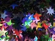 Sequins Stars 18mm Metallic Mix 25g DIY Crafts Costume Embellishing