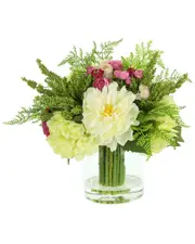 Creative Displays Cream Peony, Hydrangea And Ranunculus Floral Arrangement