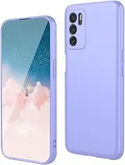 [PEIYE] Case for Oppo A16 / Oppo A54s / Oppo A16s, Shockproof Soft Silicone Mobile Phone Case with Fibre Lining, Protective Case for Optimal Protection, Cover Case, Purple