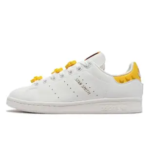 【adidas 愛迪達】聯名休閒鞋 Stan Smith W 女鞋 白 黃 樂高 LEGO 小花 史密斯 愛迪達(GX7203)