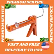 Bates- Caulking Gun, 10:1 Thrust Ratio, Orange, Caulking Tool Gun, Caulk Gun No