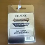 Warhammer 40K - Tau Ethereal - with honour blade NEW