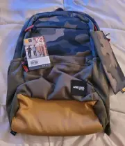 Case Logic Uplink Backpack in Olive Camo Cumin with Pencil Case Camouflaged New