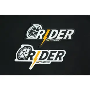 【RIDER】 鵝鵝就是鵝鵝貼紙  素面黑底+透明底 車貼 抗UV 防水 霧面