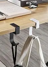 LABUBU 2PCS 5" Shaped Hook Handbag Hangers Purse Hook for Table (5" Shaped Black and White)