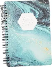 Fitness Journal Planner Gym Tracker Notebook for Women A5 Size Exercise Journal Spiral Binding