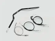 Hurricane H032-072B European Type 3 Handle Set, Black