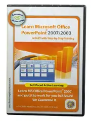 Learn Microsoft Office PowerPoint 2007/2003~ self paced step by step learning CD