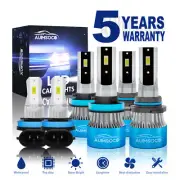 For Saab 9-7x 4.2i 5.3i Sport Utility 2005-2009 LED Headlight Fog Light Bulb Kit (for: Saab)