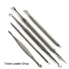 Facial Care Set of 5 Instr. Blackhead Remover Comedone Lifter Extractors NATRA