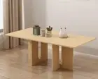 Walnut Melamine Dining Table 8 Seater