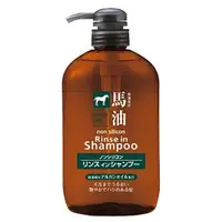 在飛比找PChome24h購物優惠-日本熊野二合一馬油無矽靈洗潤髮精600ML