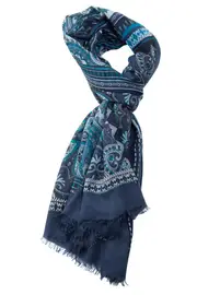 Georgette Large Rectangular Scarf--MSD-SCWGEORDB