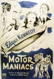 Motor Maniacs poster Edgar Kennedy Florence Lake Jack Rice 1946 Old Photo