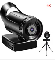 Autofocus 1080p/2K/4K Webcam Computer Camera HD Network USB Live Webcam 4k Rotatable with Tripod Mini Camera 4K