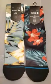 Stance Kids Casual Sock 2 Pairs Sz YL 3 - 5.5 Dwayne Wade's Collection