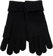 [JINZIJINYU] Knitted Touchscreen Gloves Twill Extended Touchscreen Gloves Split Finger Ski and Cycling Gloves