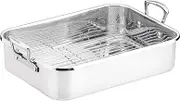 Scanpan 22023 Impact Roaster with Rack Stainless Steel