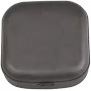 Contact lens Case Inserter Remover soft Tip Applicator Tweezer Storage Case (Black)