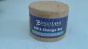 Totally Bamboo Salt Box 6 oz Magnetic Etch SALT Lid Round NEW