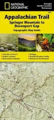 Appalachian Trail, Springer Mountain to Davenport Gap, Georgi... - 9781597756389