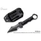 We Knife/Civivi Orthrus 黑色G10柄 直刀 ⇆ Karambit戰鬥刀 -Nitro-V鋼 -WEKNIFE C20037B-1
