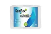 1250pc Saniflex 75% Alcohol Antibacterial Surface Wipes Home Kitchen cleaning