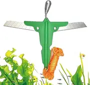 Nuyhadds Weed Cutter for Lakes, Grass Cutter for Water Plants, Foldable Water Grass Cutting Tool, Foldable Water Grass Cutter with 5 m Long Rope for Lakes and Ponds