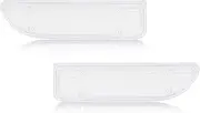 2Pcs Front Bumper Parking Turn Signal Light Covers Compatible For Chevy Camaro 1970 1971 1972 1973 No Bulb/Socket Car Accessories(Clear Lens)