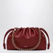 [Loewe] Flamenco Purse red leather bag One size Red