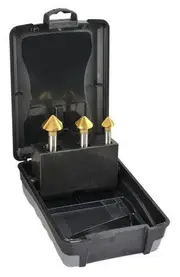 Saber 8034-S1 - Triple Flute Countersink Set HSS-CO5 Tin Coated