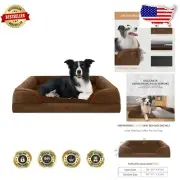 Soft Plush Orthopedic Dog Bed for Large Dogs, Easy Clean Waterproof Cover