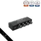 Cubilux 4-Channel 3.5mm Audio Mixer Ultra-Low-Noise Mini Audio Mixer for