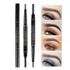 Eye Makeup Brow Tint Double Head Eyebrow Pen With Brush Automatic Rotation AU