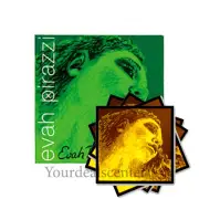 ^ Evah Pirazzi Violin String Set 4/4/ "Evah Pirazzi Gold" Steel E Ball Medium