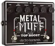 Electro-Harmonix EHX Metal Muff with Top Boost Distortion Guitar Effect Pedal