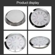 Elegant Mini Clock Insert Quartz Movement for Crafts and Decor (Gold/Silver)