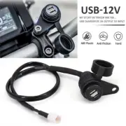 12V DV For Yamaha MT-07 MT-09 SP Double USB Charger Adapter Socket Converter