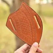 Pancake fix Blade Folding Leather knife sheath knife Sheath Multi tool Holster