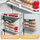 Egg Rack Stackable Keep Tidy Refrigerator Side Door Drawer Type Egg Storage Box