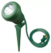 (3) ea Coleman 0434 2W Green LED Outdoor Stake Flood Light