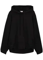 Moncler X Alicia Keys Hooded Cotton Sweatshirt - Black - M M