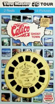 CALICO GHOST TOWN YERBA CALIFORNIA 3d View-Master 2 Reel Packet SEALED