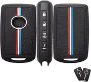 Fiohiros 2 Pack Silicone Smart Remote Car Key Fob Compatible with Mazda (2019-2023) 3 6 CX-30 CX-5 CX-9 CX-50 WAZSKE11D01 662F-SKE11D01 Car Key Cover Accessories