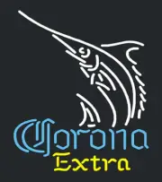 Corona Extra Swordfish 20"x16" Neon Sign Bar Lamp Light Party Gift Man Cave