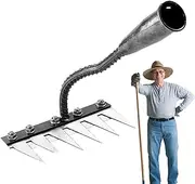 Garden rake, removable rake, garden hoe, remover device, garden tools, digging fork, multifunctional garden tool, manganese steel, for weeding/loosening/sowing