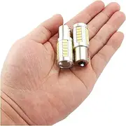 THua Store 2X BA15S 1156 P21W LED Bulbs Car Brake Lights Reverse Lamp Compatible with Audi A3 A4 B8 A4 B6 A3 8p 8v Q5 A6 C6 C5 A5 A1 Tt Q7 A4 B9 Rs3 Q3 (Emitting Color : 1156 BA15S P21W)