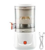 Electric Juicer Machine, Rechargeable Juicer Machine, Automatic Orange Lemon Fruit Squeezer, Portable Juicer with Brush for Vegetables and Fruits