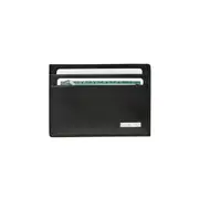 Samsonite DLX Leather Wallet - Card and Note Holder with 4 RFID Credit Card Slots - Black