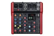 E-lektron A28 DSP FX Studio Audio Mixer 6-Channel with Bluetooth USB Play Audio interface